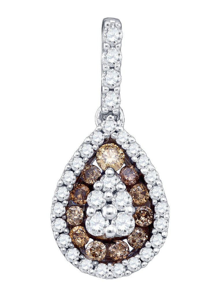 1-2CT-Diamond BROWN  PENDANT