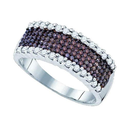 925 Sterling Silver White 0.77CTW DIAMOND FASHION RING