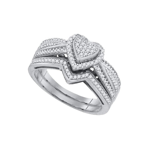 3-8CT-Diamond MICRO-PAVE  BRIDAL SET