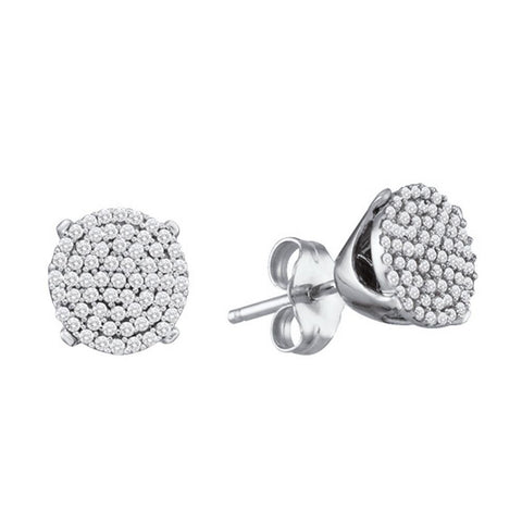 1-8CT-Diamond MICRO-PAVE EARRING