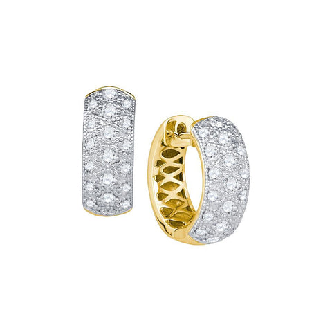 7-8CT-Diamond FASHION HOOPS