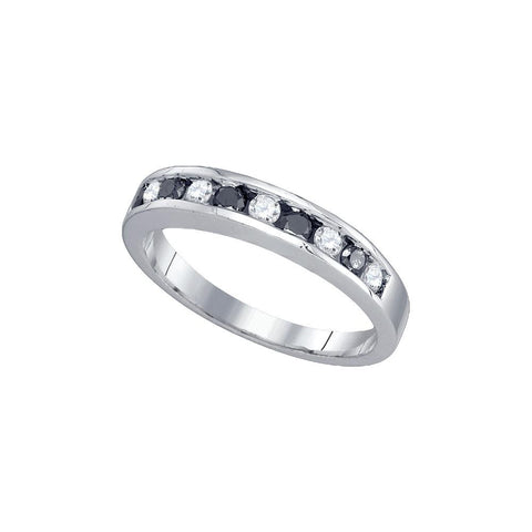 1-2CT-Diamond FASHION BLACK BAND