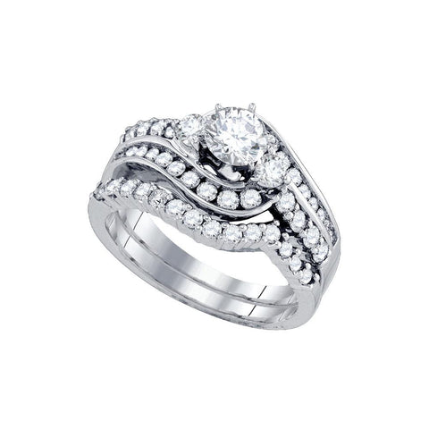 1 1-2CT-Diamond 1-2CT-CRD BRIDAL SET