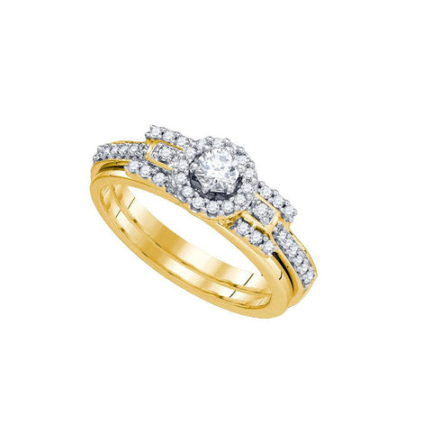 1-2CT-Diamond INVISIBLE BRIDAL SET