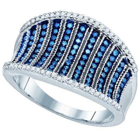 10KT White Gold 0.48CT DIAMOND MICRO-PAVE RING