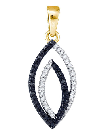 1-8CT-Diamond FASHION BLACK PENDANT