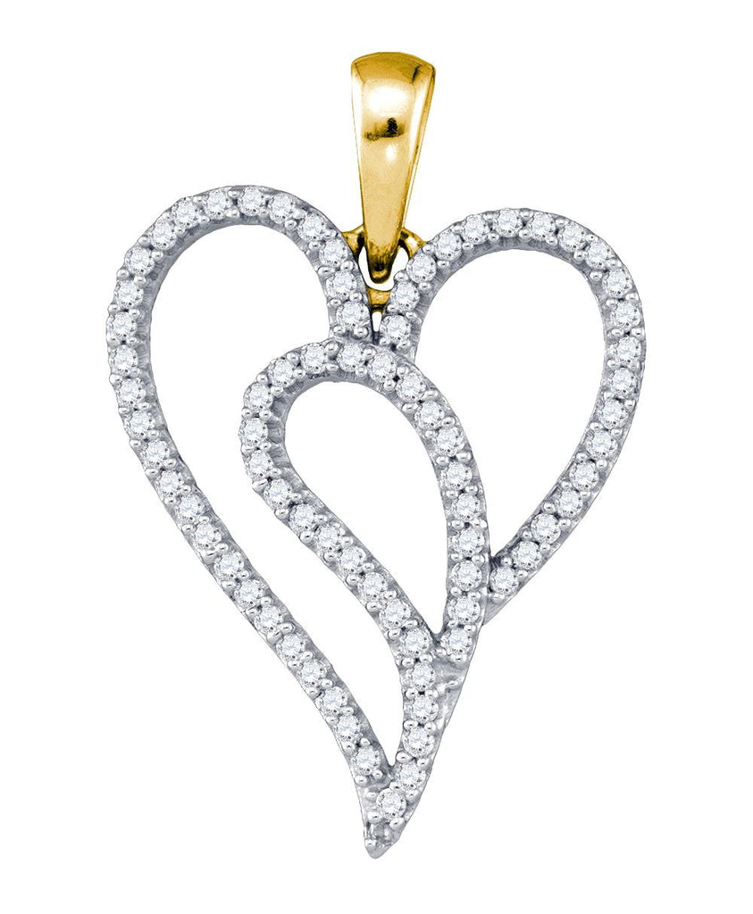 1-5CT-Diamond HEART PENDANT