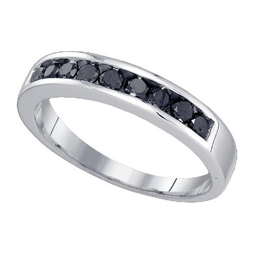 925 Sterling Silver White 0.51CT DIAMOND FASHION BAND