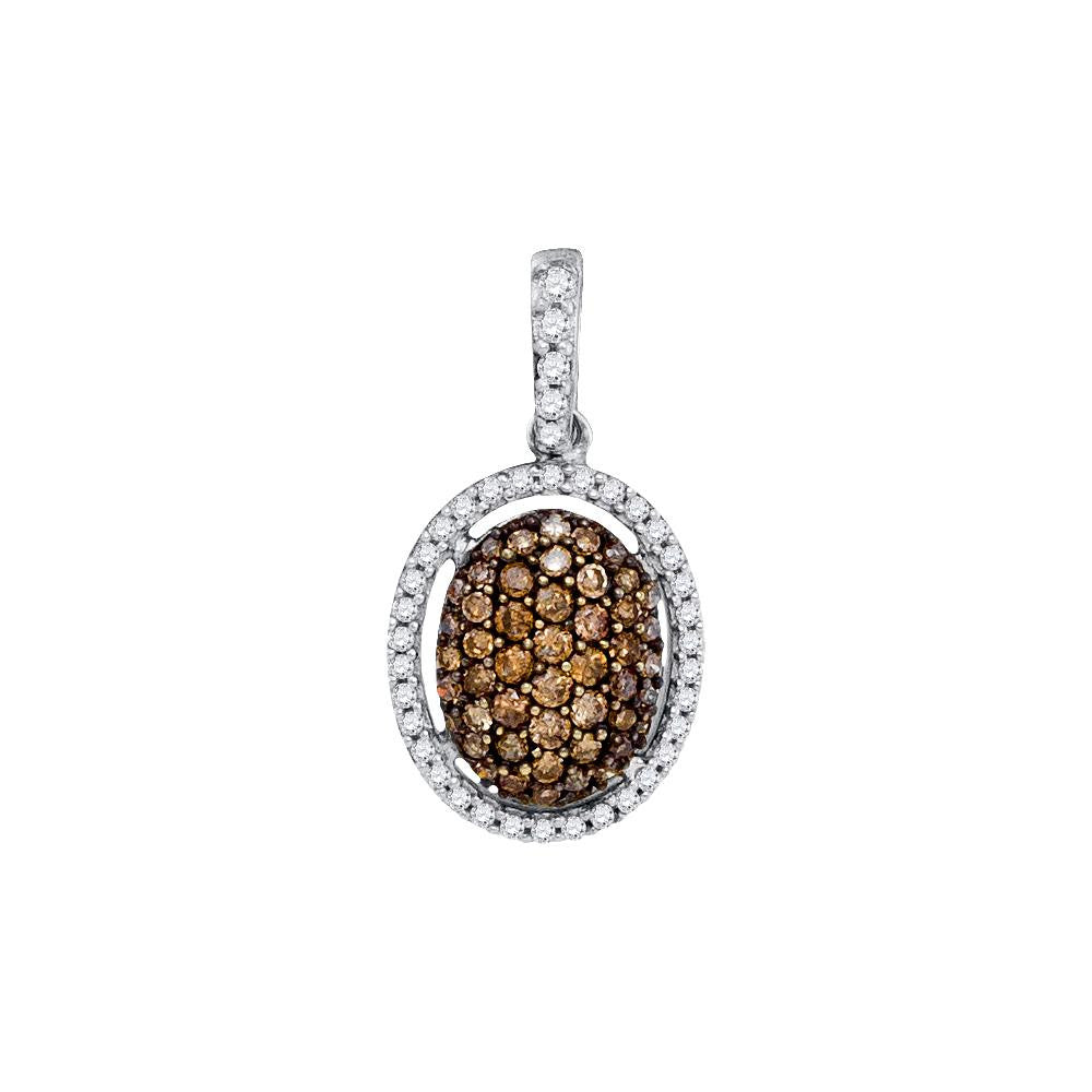 1-2CT-Diamond BROWN  PENDANT