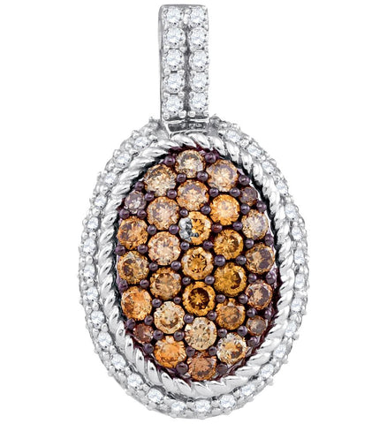 1 CT-Diamond BROWN  PENDANT