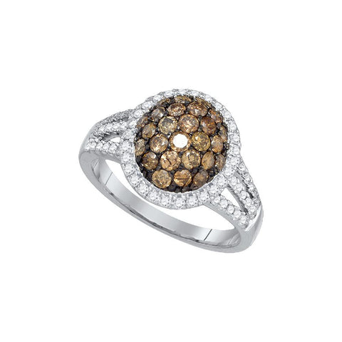 1 1-2CT-Diamond BROWN  RING