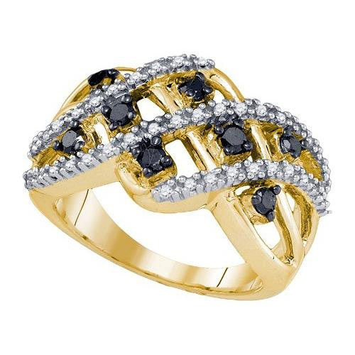 10KT Yellow Gold 0.62CT DIAMOND FASHION RING