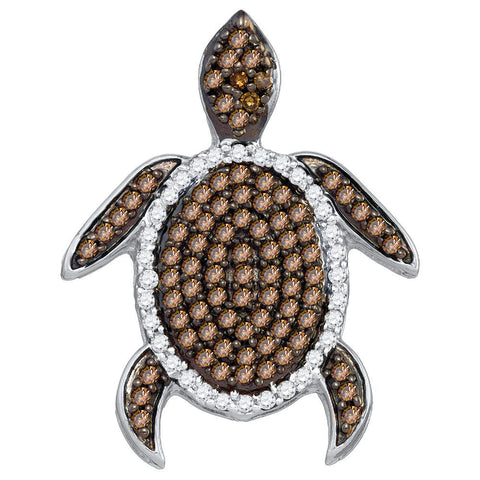 3-8CT-Diamond TORTOISE PENDANT