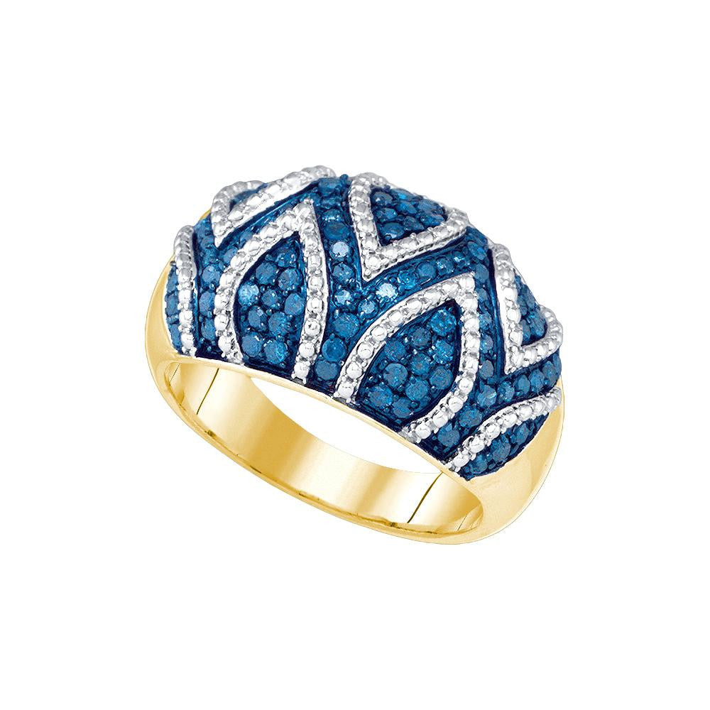 7-8CTW-Diamond FASHION BLUE BAND