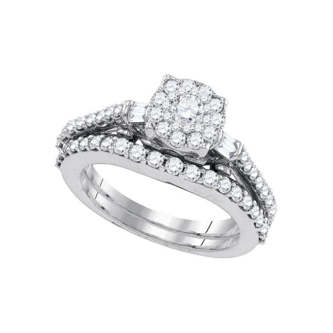 1 1-3CTW-Diamond BRIDAL SET