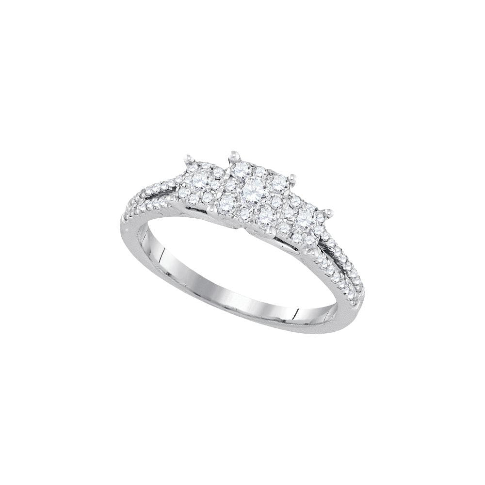 1-2CTW-Diamond BRIDAL RING