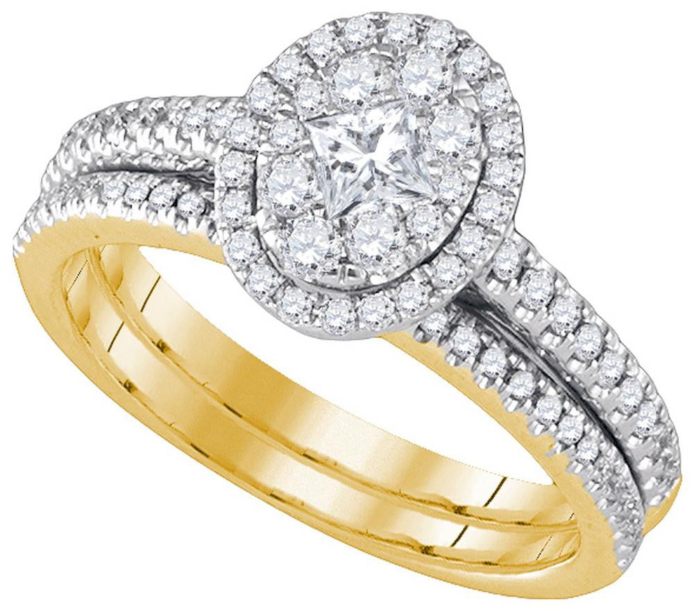 3-4CTW-Diamond MONACO BRIDAL SET