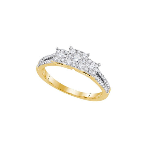 1-2CTW-Diamond BRIDAL RING