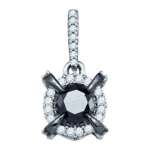 10KT White Gold 0.29CTW DIAMOND FASHION PENDANT