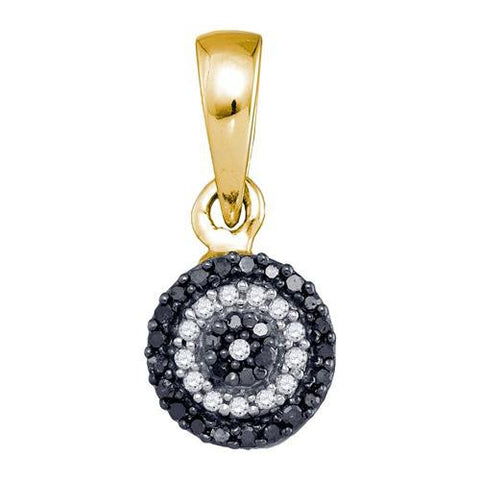 10KT Yellow Gold 0.12CTW DIAMOND FASHIPN PENDANT