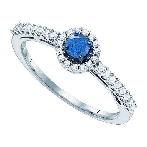 10KT White Gold 0.42CTW DIAMOND BRIDAL RING