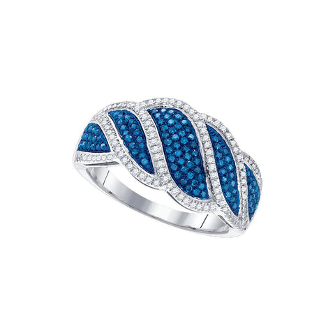 1-2CT-Diamond FASHION BLUE BAND