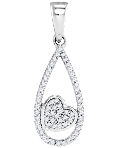 1-8CTW-Diamond MICRO-PAVE PENDANT