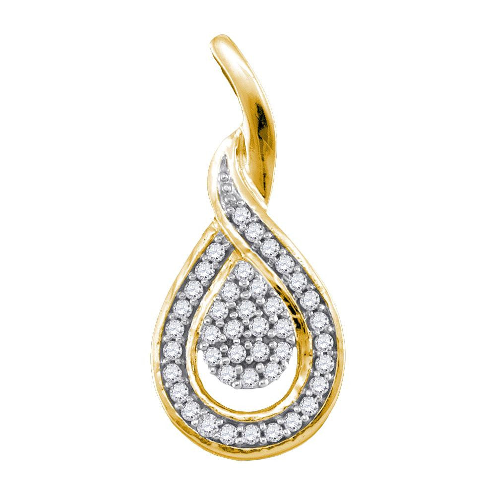 1-10CTW-Diamond MICRO-PAVE PENDANT