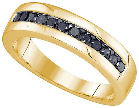 10K Yellow-gold 0.50CT DIAMOND FASHION BAND