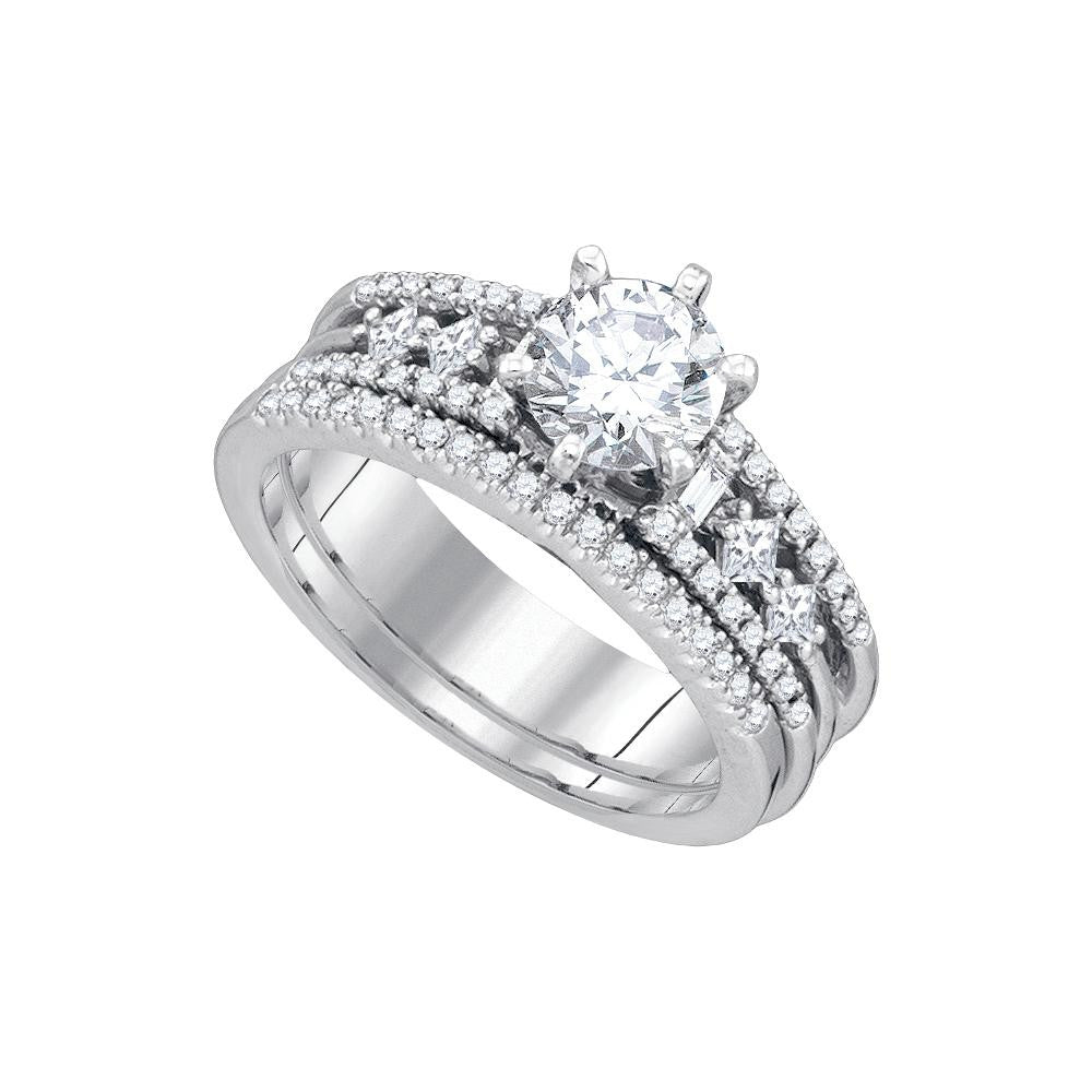 1 1-2CT-Diamond 1 CT-CRD BRIDAL SET