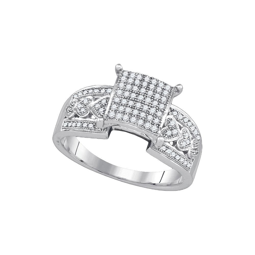 1-3CTW-Diamond MICRO-PAVE BRIDAL RING