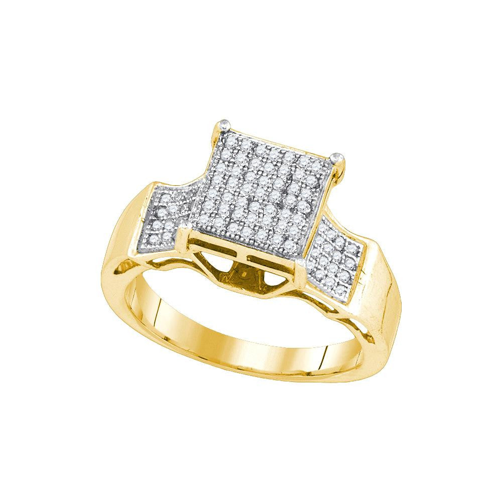 1-4CTW-Diamond MICRO-PAVE BRIDAL RING