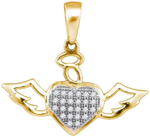 1-10CTW-Diamond HEART PENDANT