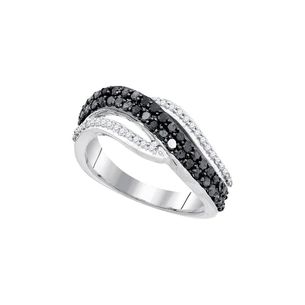 7-8CTW-Diamond FASHION BLACK BAND