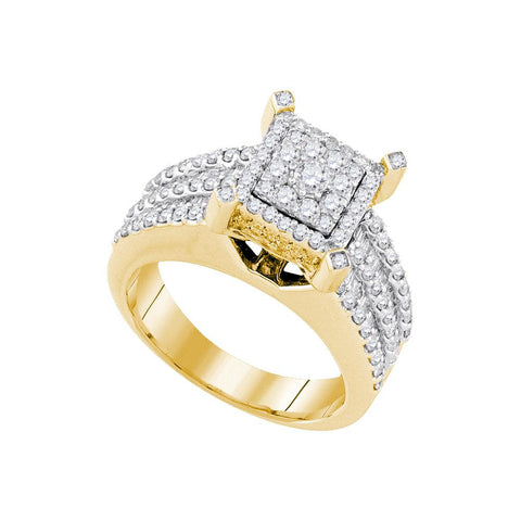 1 1-2CTW-Diamond  WOMENS FASHOIN  RING