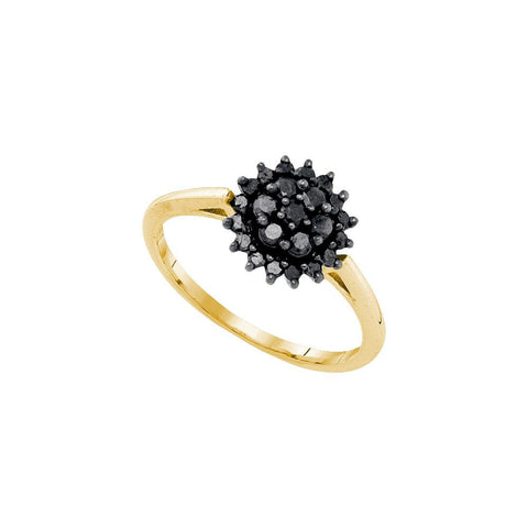 1-2CTW-Diamond FASHION BLACK RING