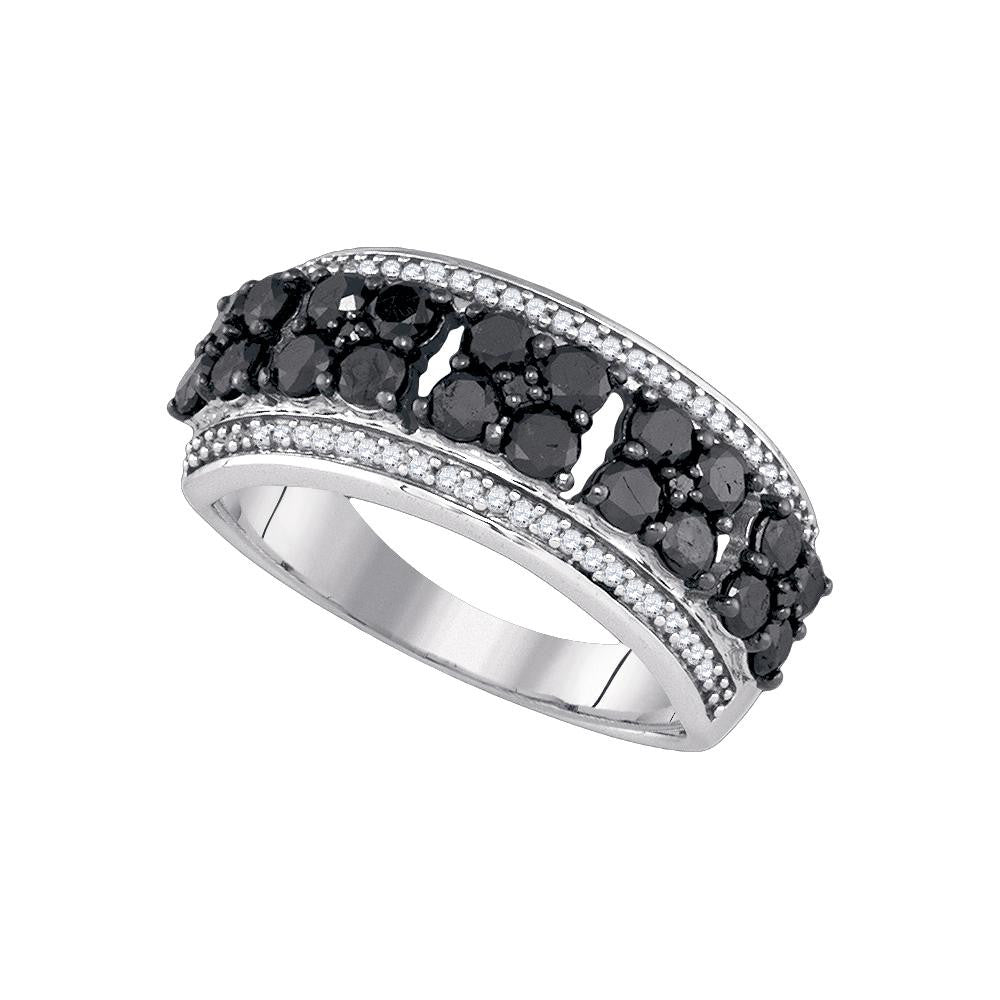 1 3-4CTW-Diamond FASHION BLACK BAND