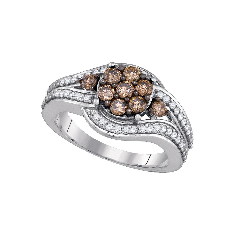 1 CTW-Diamond FASHION BROWN RING