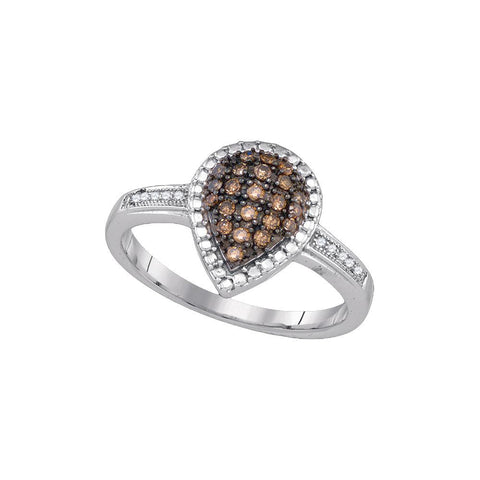 1-5CTW-Diamond FSAHION BROWN RING