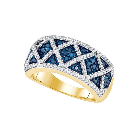 3-4CTW-Diamond FASHION BLUE BAND