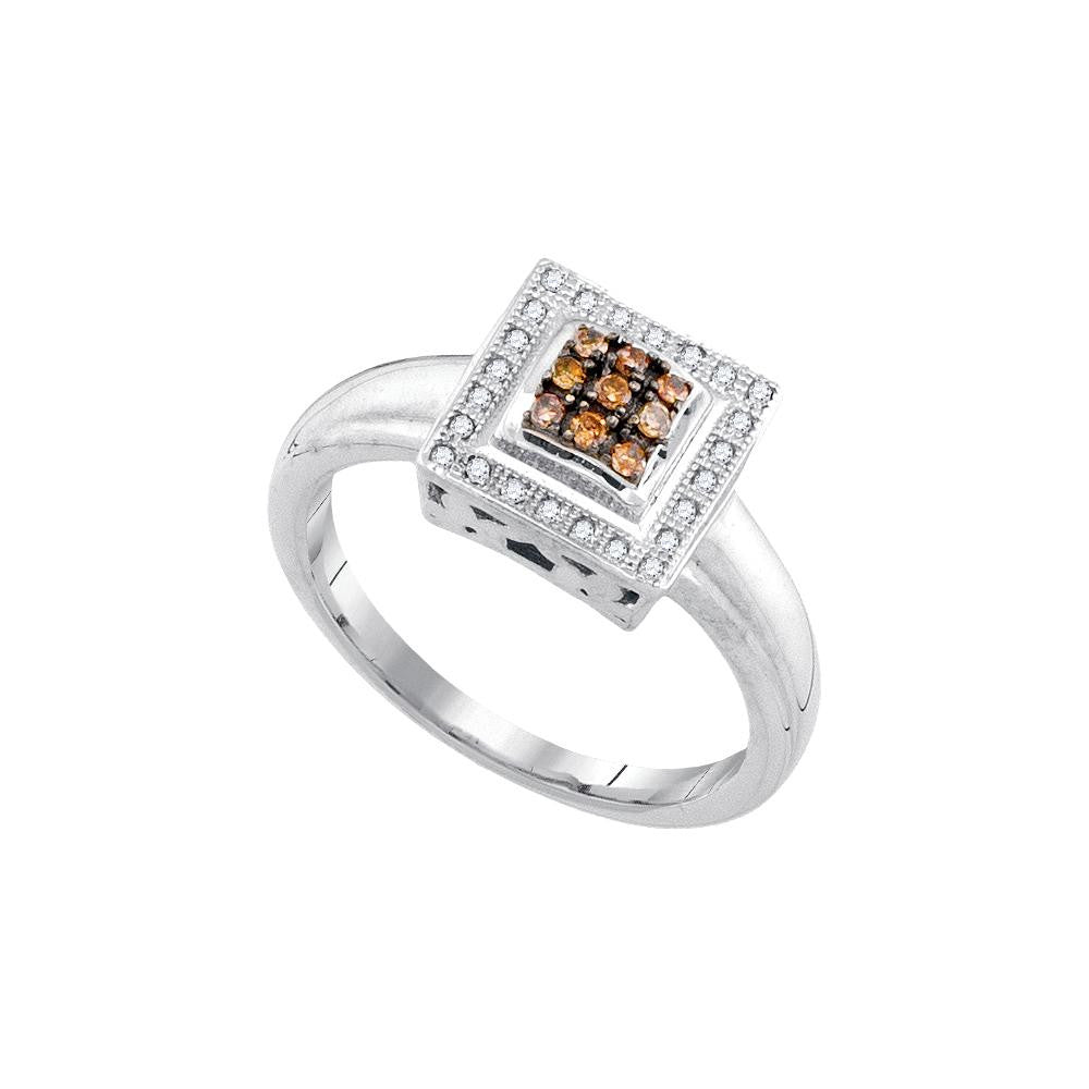 1-6CTW-Diamond FASHION BROWN RING