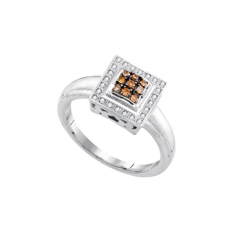 1-6CTW-Diamond FASHION BROWN RING