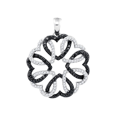 1-2CTW-Diamond FASHION BLACK PENDANT