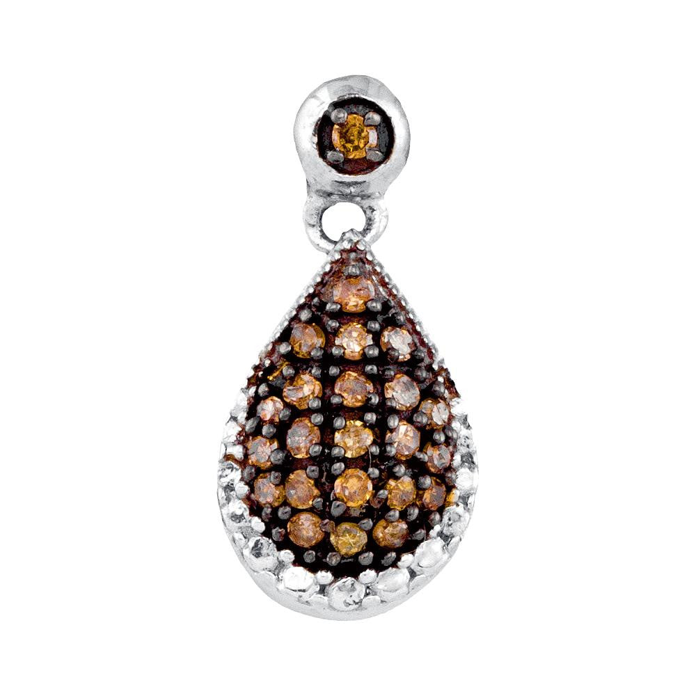 1-6CTW-Diamond FASHION BROWN PENDANT