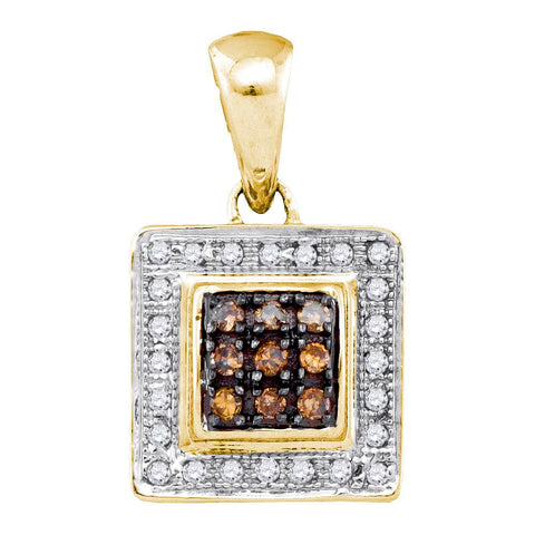 1-6CTW-Diamond FASHION BROWN PENDANT