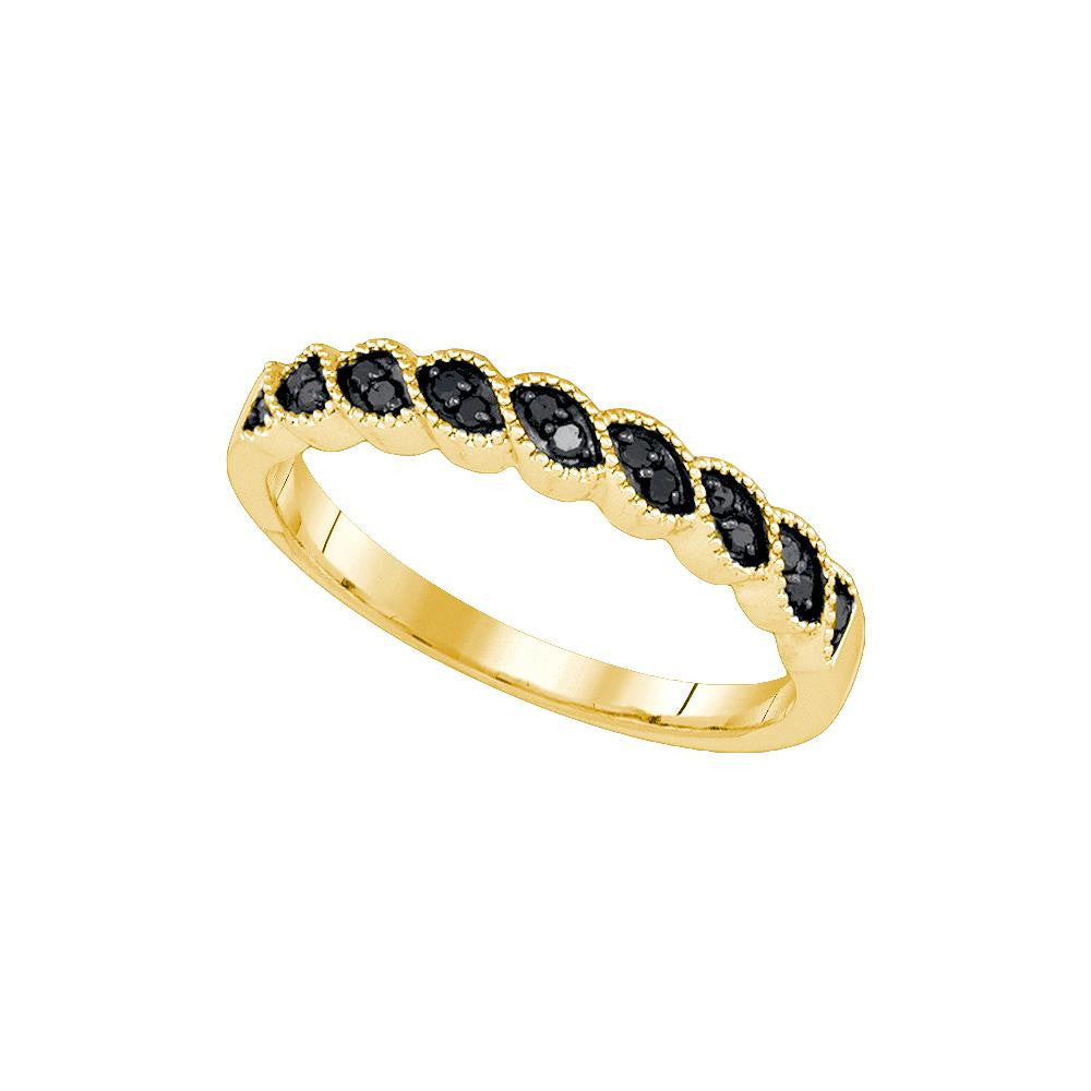 1-5CTW-Diamond FASHION BLACK RING