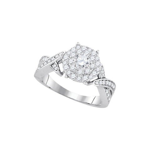 1 CTW-Diamond 1-3CT-CRD BRIDAL RING