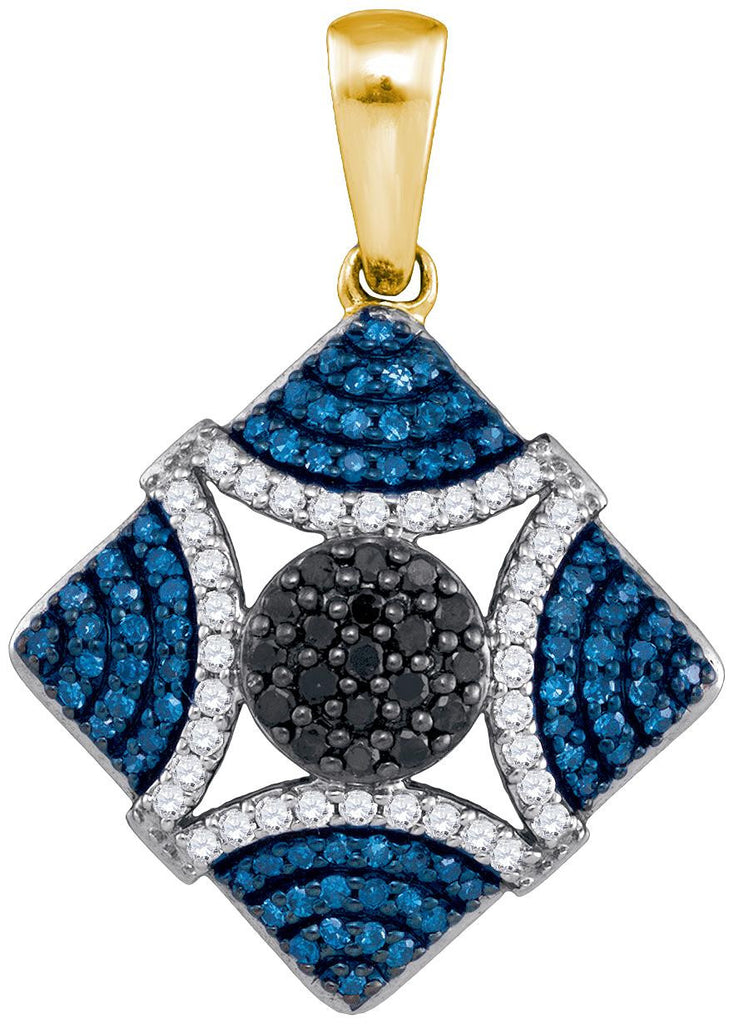 5-8CTW-Diamond BLACK  PENDANT