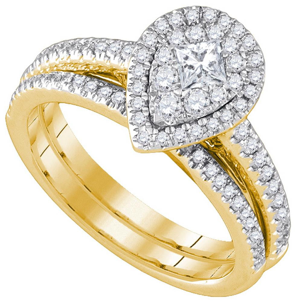 3-4CTW-Diamond 1-4CT-CPR MONACO BRIDAL SET