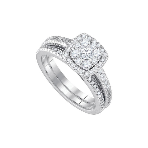 3-4CTW-Diamond MONACO BRIDAL SET